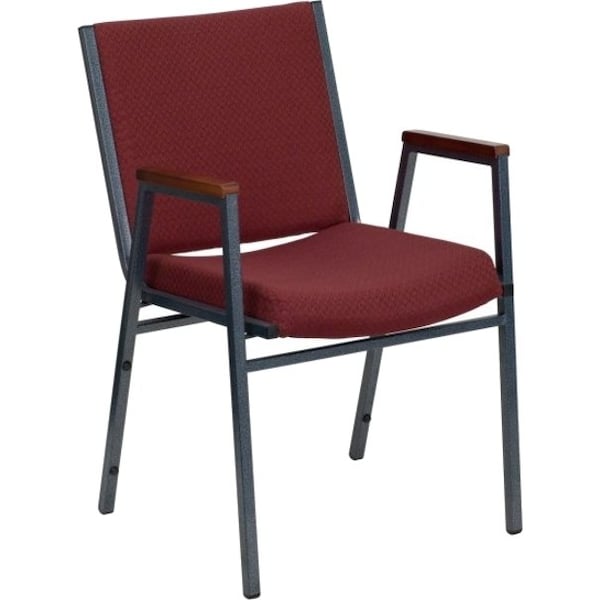 Flash Furniture Fabric Stack Armchair, Burgundy XU-60154-BY-GG - main