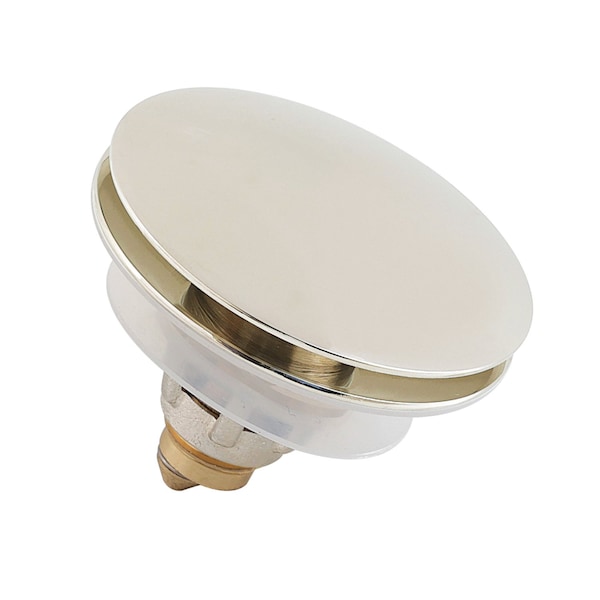 Kingston Brass Brass Sink Filter Plug, Umbrella Pop-Up, Polished Nickel KBF1026 - main