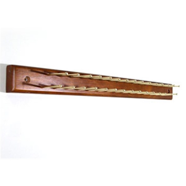 Clean All Home Essential Tie Hanger with 30 Tie Bars Walnut CL2637596 - main