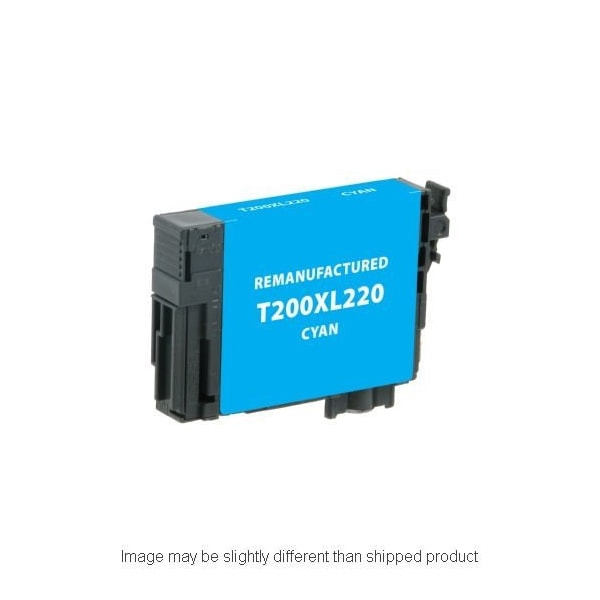Epson Replacement, CYAN Compatible InkJet Ink, 550 page yield T200XL220-S - main