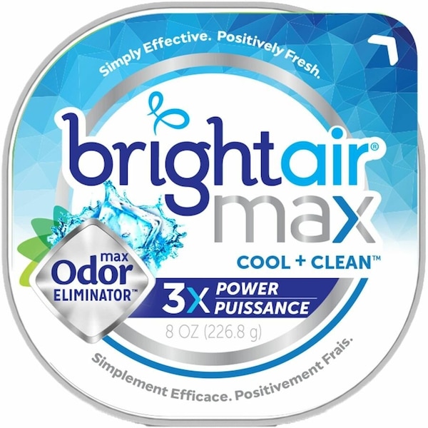 Bright Air Max Odor Eliminator, Cool & Clean Scented, 8 oz 900437 - main