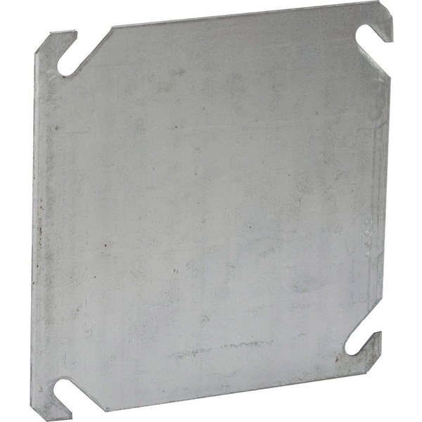 Raco Electrical Box Cover, Square, Flat, Blank Cover 8752 - main