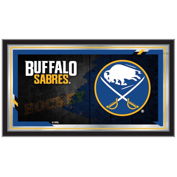 Holland Bar Stool Co Buffalo Sabres 15" x 26" Hockey Collector Mirror by Holland Bar Stool Company MColBufSab - main