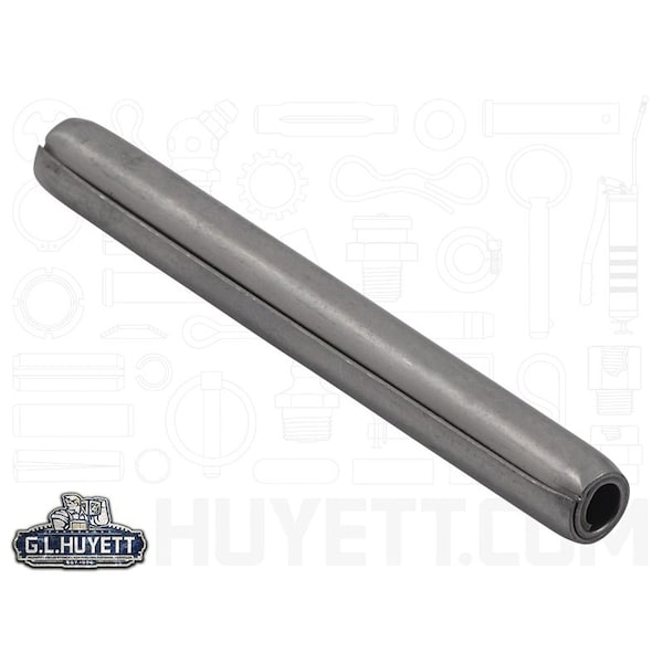 Huyett Coiled Spring Pin, Standard Duty, 420 Stainless Steel, 0.188 in Dia x 1.750 in Length SPCSP-187-1750 - main