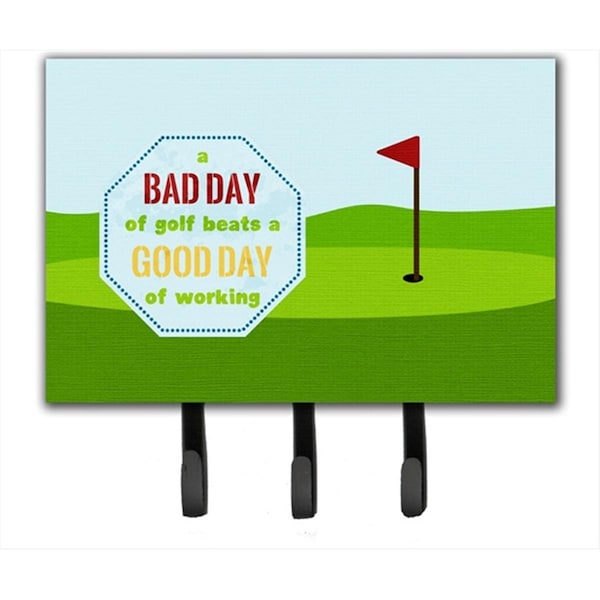 Carolines Treasures A Bad Day At Golf Leash Or Key Holder SB3091TH68 - main