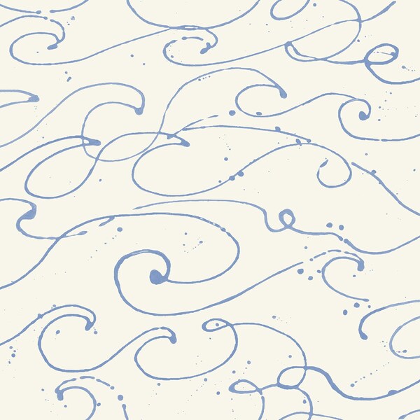 Chesapeake Kuroshio Light Blue Ocean Wave Wallpaper 4071-71005 - main