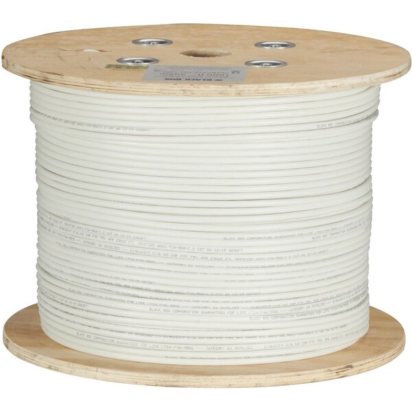 Black Box Cat6A Shld Bulk Cable F/Utp 1000 Pvc Wh C6ABC50S-WH-1000 - main