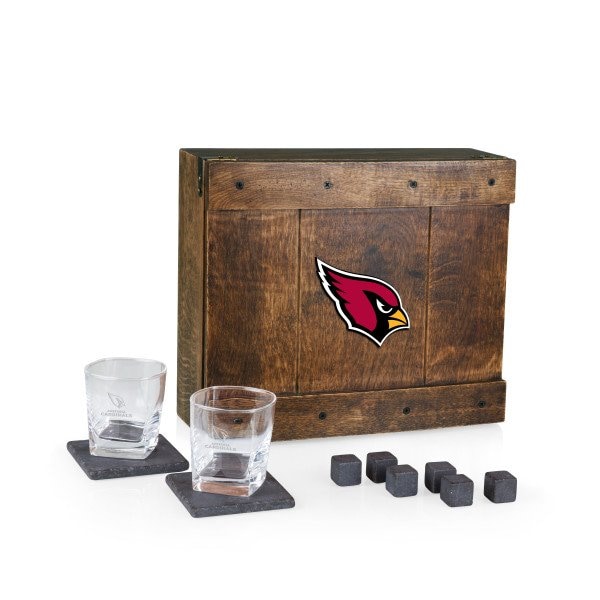 Picnic Time Family Of Brands NFL Arizona Cardinals - Whiskey Box Gift Set 605-10-509-017-2 - main