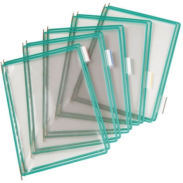 Tarifold Pivoting Pockets, Green, PK10 P050 - main