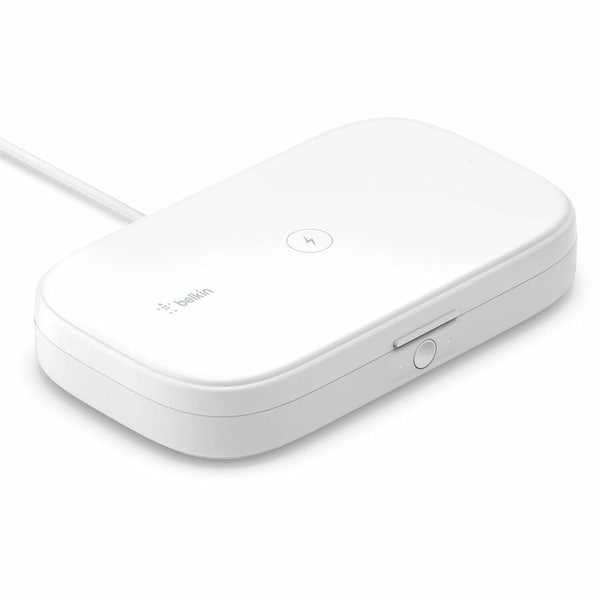Belkin BoostCharge UV Sanitizer + Wireless Charger - AC Plug WIZ011TTWH - main