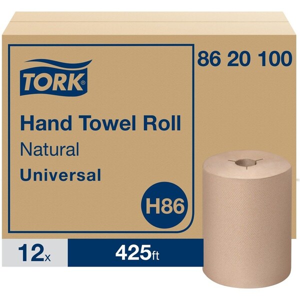 Tork Hardwound Paper Towels, 1 Ply, 463 Sheets, 425 ft, Natural 8620100 - main
