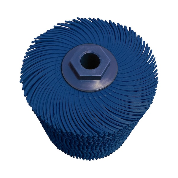 Dedeco SUNBURST 4" x 4" TC BLUE 400 GRIT 5/8"-11 2396 - main