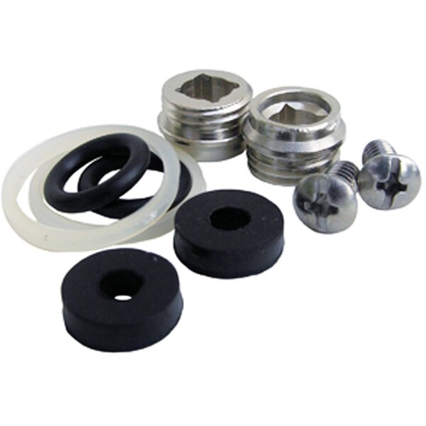Westlake Pipe & Fittings 10pc PP Stem Repair Kit w/Seat Rubber Nylon & Brass Faucet Repair Kit 0-2007NL - main