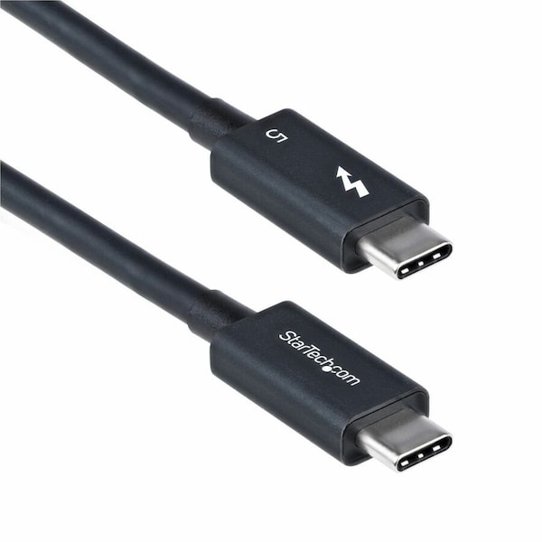 Startech.Com 1.5FT (50CM) THUNDERBOLT 5 CABLE, 80GBPS/UP TO 120GBPS, 240W PD, 8K 60HZ VIDEO, TBLT5MM50CM240W - main