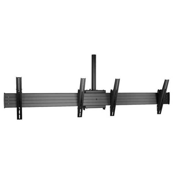 Chief Fusion 2x1 Menu Board Ceiling TV Mount - For 40-55 inch Displays - Tilt TV Mount - Black LCM2X1U - main