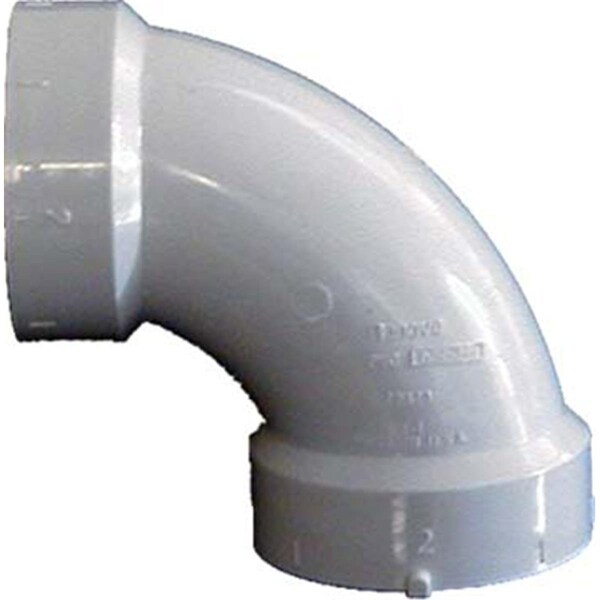 Cool Kitchen 4in. Sch. 40 PVC-DWV 90 degrees Sanitary Elbows CO334798 - main
