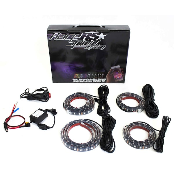 Race Sport Lighting Colorsmart Rgb Led Flexible Underbody Kit W/ Bluetooth Control RSBTRGBL2 - main
