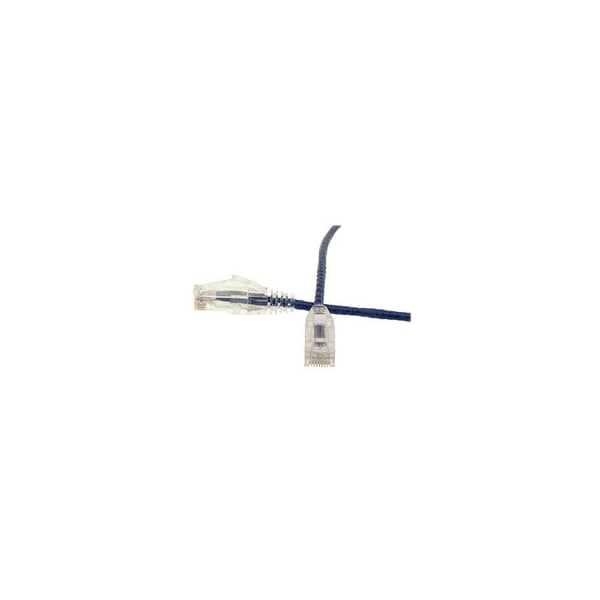 Cable Wholesale Cat6 Purple Slim Ethernet Patch Cable, Snagless/Molded Boot, POE Compliant, 14 foot 10X8-84114 - main