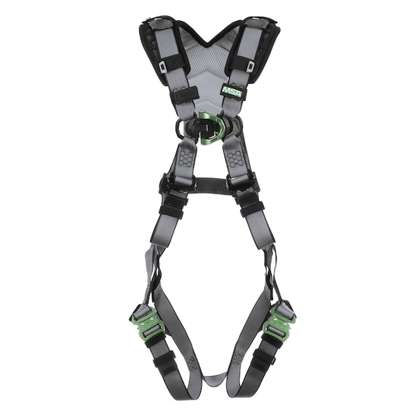 Msa Safety V-FIT Harness, XL, Quick-Connect Leg Straps, Back & Chest D-Rings, Shoulder Padding 10194657 - main