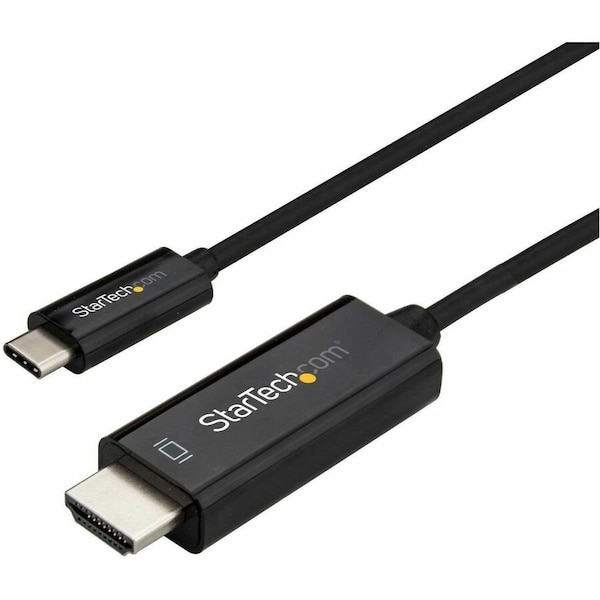 Startech.Com BLACK 6.6FT/2M USB TYPE C DP ALT MODE HBR2 TO HDMI 2.0 CABLE 4K 60HZ/1080P / 7.1 CDP2HD2MBNL - main