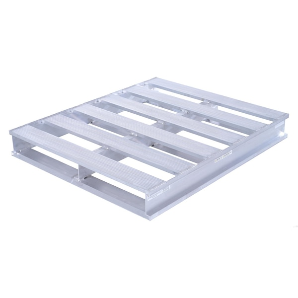 Vestil Aluminum Heavy Duty Aluminum Pallet, 48 in L, 40.125 in W, 6 H AP-4048 - main