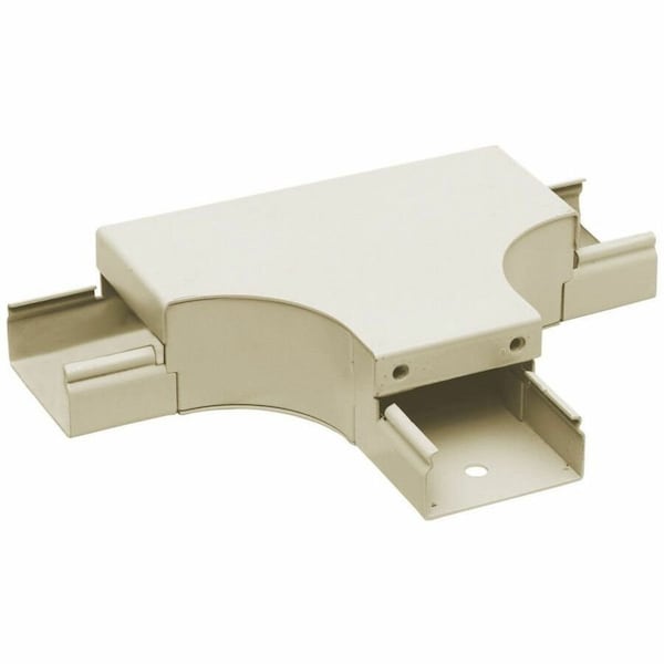 Hubbell Wiring Device-Kellems Metal Raceway, Tee Fitting, HBL2400 Series, Ivory HBL2415IV - main