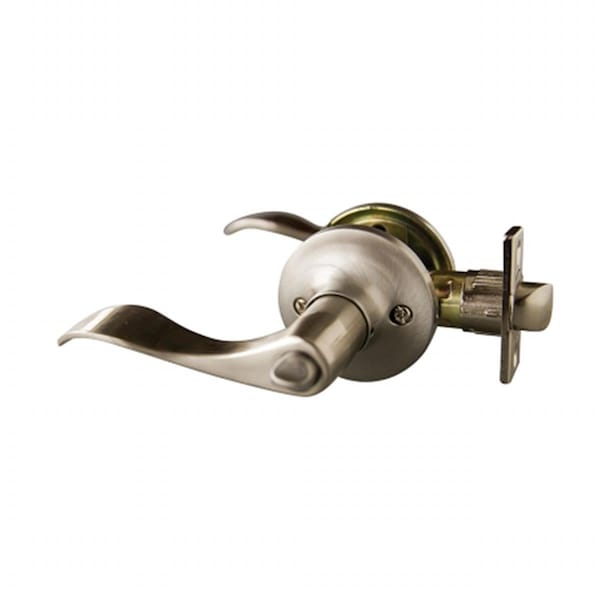 Design House Stratford 6 Way Latch Privacy Door Knob- Satin Nickel 727958 - main