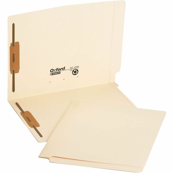 Esselte Pendaflex Esselte Pendaflex 13160 Laminate Folders with 2 Fasteners Straight Cut End Tab 11 Point Ltr MLA 50/Bx 13160 - main