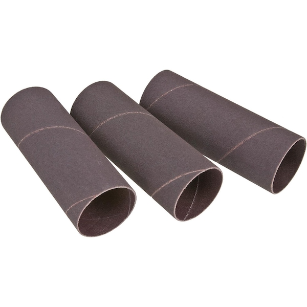 Grizzly 2" Dia. x 5-1/2" A/O Hard Sanding Sleeve, 100 Grit, 3PK H6676 - main