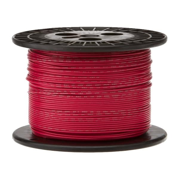 Remington Industries 24 AWG Gauge UL1061 Stranded Hook Up Wire, 300V, 0044 Diameter, Red, 250 ft Length 24UL1061STRRED250 - main