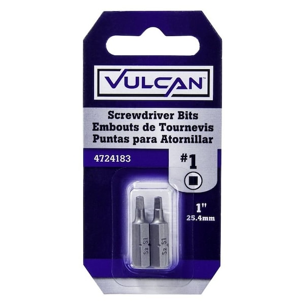 Vulcan Screwdriver Bit, S2 Chrome Molybdenum Steel 305462OR - main