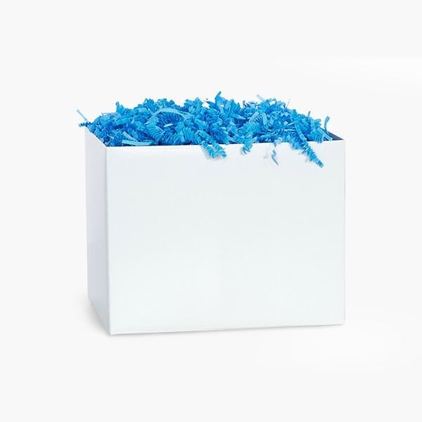 Nashville Wraps White Basket Box, Medium 8.25x4.75x6.25, 6PK WHIM - main