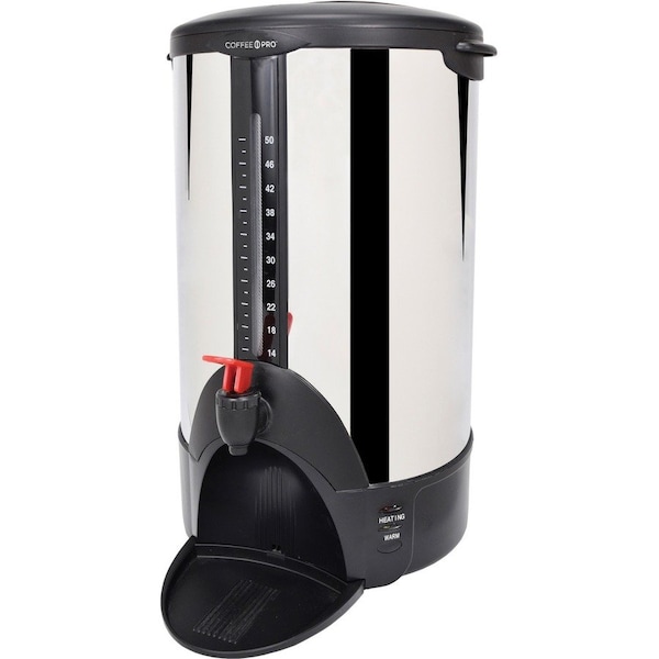 Coffee Pro Coffeemaker, 50 Cups, Stainless Steel CP50 - main