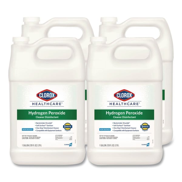 Clorox Cleaners & Detergents, 1 gal Bottle, Unscented, 4 PK 30829 - main