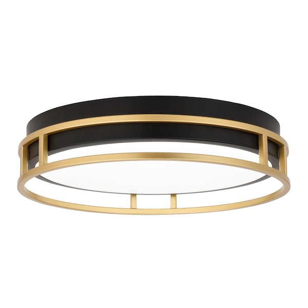 Vaxcel Northgate 1-Light Flush Mount, Black C0342 - main