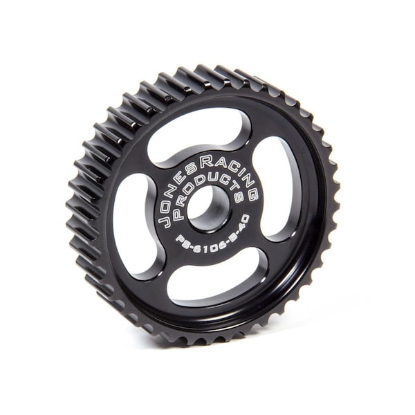 Jones Racing Products PS-6106-B-40 Power Steering Pulley HTD 40 Tooth 1 in. Wide Press Fit JRPPS-6106-B-40 - main