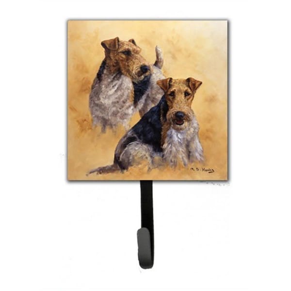 Carolines Treasures Fox Terriers by Michael Herring Leash or Key Holder HMHE0180SH4 - main