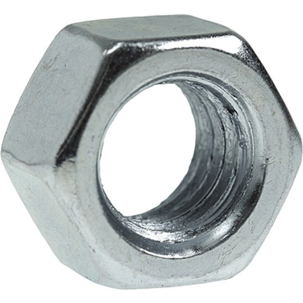 Dottie Hex Nut, 3/8"-16, Carbon Steel, Grade 2, Zinc Plated, 0.320 in Ht, 50 PK HN38 - main