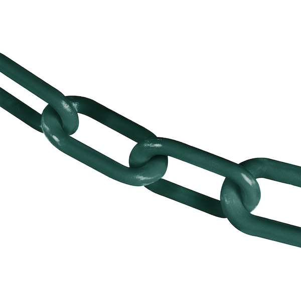 Mr. Chain 3" x 25' Evergreen Plastic Safety Chain 80054-25 - main