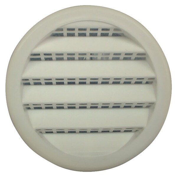 Maurice Franklin Screen Louver 2In Wht Rnd Pls PLW100 2" - main