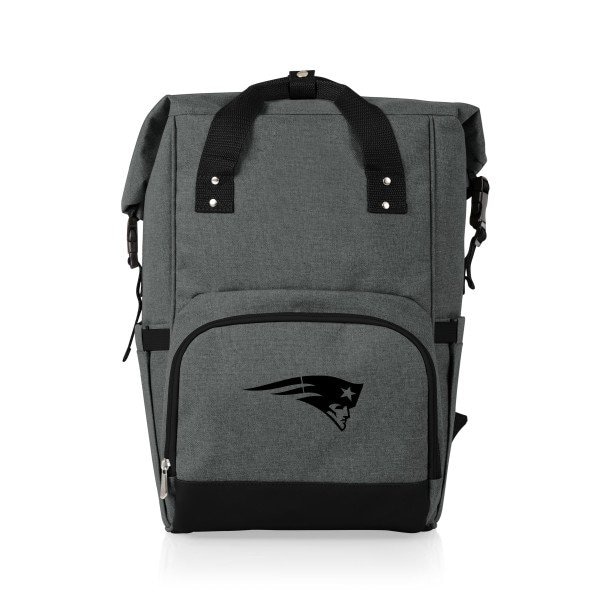 Picnic Time Family Of Brands NFL New England Patriots - On The Go Roll-Top Backpack Cooler 616-00-105-194-2 - main