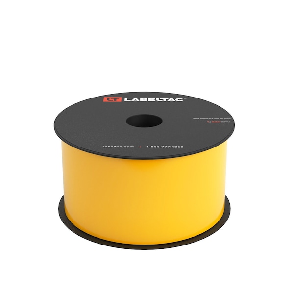 Labeltac LabelTac 4 and Pro Model High Performance 10-Year Vinyl Supply 2.5in x 150ft, Dark Yellow LT2518HP - main