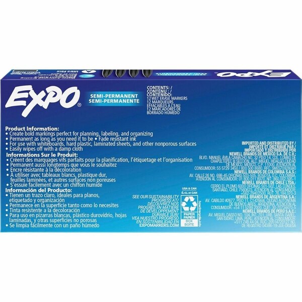 Expo Markers, Bullet Tip, 12 PK 16001 - main
