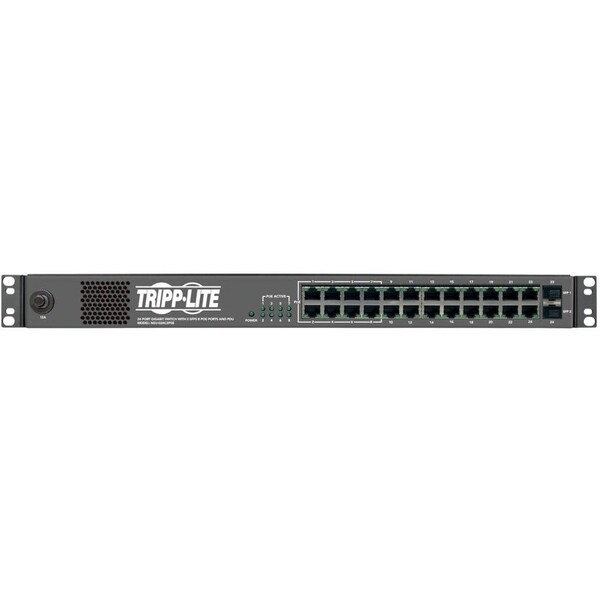 Tripp Lite Port Gigabit Ethernet Switch 12 Outlet PDU 2 SFP 8 POE+ Ports 24 NSU-G24C2P08 - main