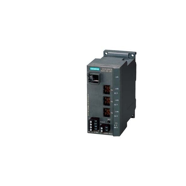 Siemens SCALANCE X201-3PIRT managed IE IRT switch 1x 10/100 Mbit/s RJ45 ports 6GK5201-3BH00-2BA3 - main