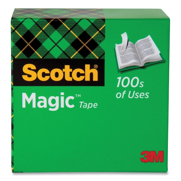 Scotch Magic Tape Refill, 1" Core, 0.75" x 25 yds, Clear, PK20, 20PK 810SX20 - main