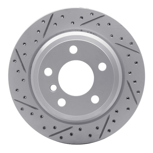 Dynamic Friction Co DFC Geoperformance Rotor - Drilled and Slotted 830-31117L - main