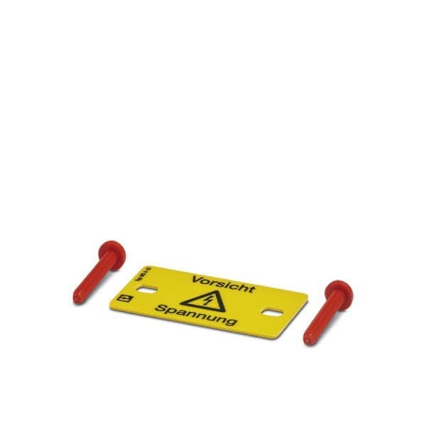 Phoenix Contact WS 4-12 Warning plate with 2 plastic 0805328 - main