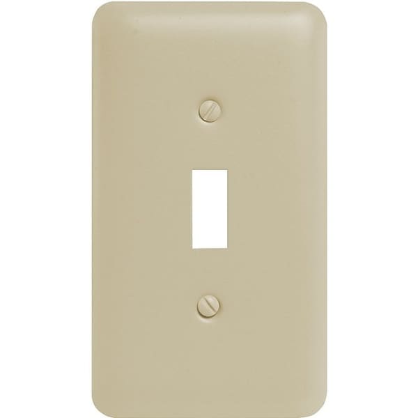 Amerelle Wall Plate 1G Tgl Steel Almond 935TAL - main