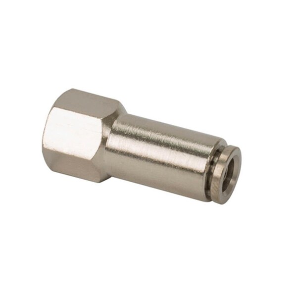 Hands On 0.25 in. NPT F to 0.12 in. Airline Straight Fitting - DOT Approved - 2 Piece HA3889997 - main